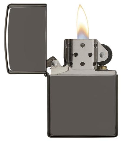 Зажигалка ZIPPO с покрытием черный лед | Black Ice® 150