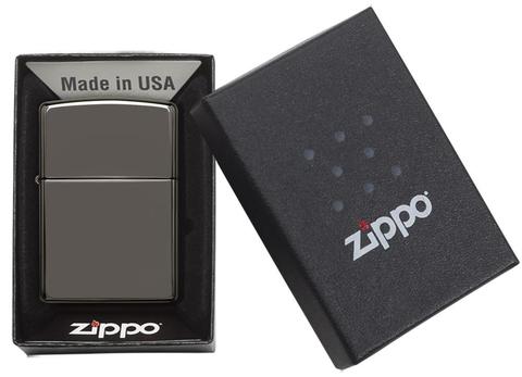 Зажигалка ZIPPO с покрытием черный лед | Black Ice® 150