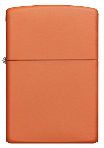 Зажигалка ZIPPO с оранжевым матовым покрытием | Orange Matte 231