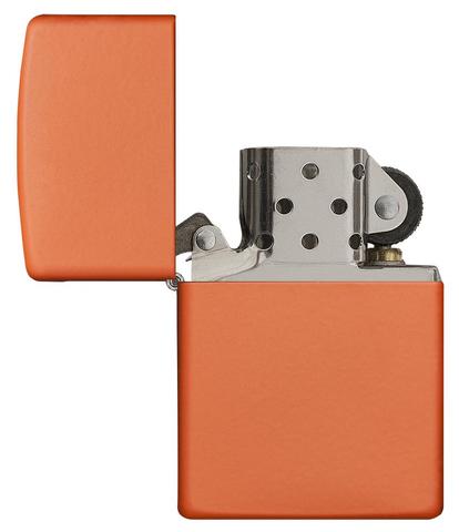 Зажигалка ZIPPO с оранжевым матовым покрытием | Orange Matte 231