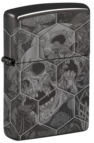Зажигалка ZIPPO Грибы и черепа | Mushroom Skulls 46425